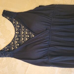 Elegant BlackMaxi Dress With Built In Bra.